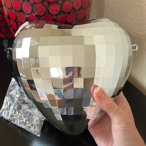 Kate Spade x Target NWT Disco Heart Crossbody Bag - Picture 9 of 13